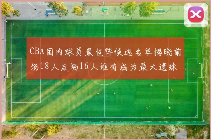 CBA国内球员最佳阵候选名单揭晓前场18人后场16人谁将成为最大遗珠
